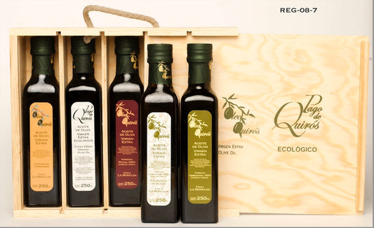 Estuche Degustación. 5 AOVE x 250 ml