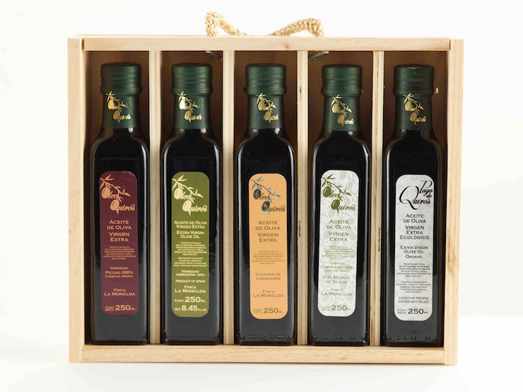 Estuche Degustación. 5 AOVE x 250 ml