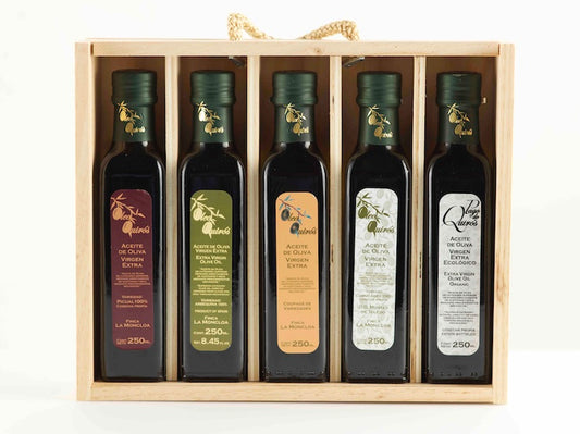 Estuche Degustación. 5 AOVE x 250 ml